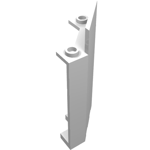 LEGO 87421 Panel 3 x 3 x 6 Corner Wall without Bottom Indentations in White - Authentic LEGO Part