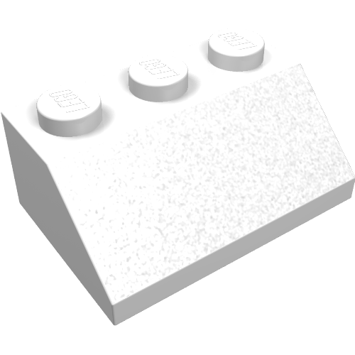 LEGO 3038 Slope 45 2 x 3 in White - Authentic LEGO Part