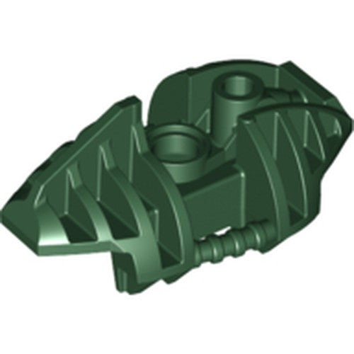 LEGO 53566 Bionicle Piraka Leg Upper Section Cover in Dark Green - Authentic LEGO Part