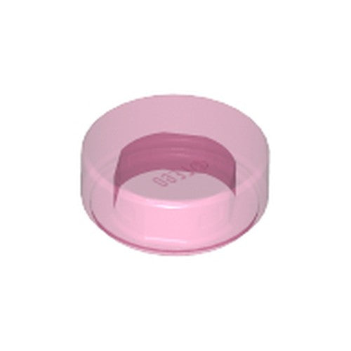 LEGO 98138 Tile, Round 1 x 1 in Trans-Dark Pink - Authentic LEGO Part