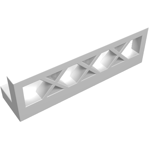 LEGO 3633 Fence 1 x 4 x 1 Lattice in White - Authentic LEGO Part