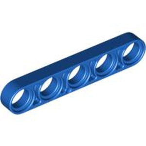 LEGO 32017 Technic, Liftarm Thin 1 x 5 in Blue - Authentic LEGO Part