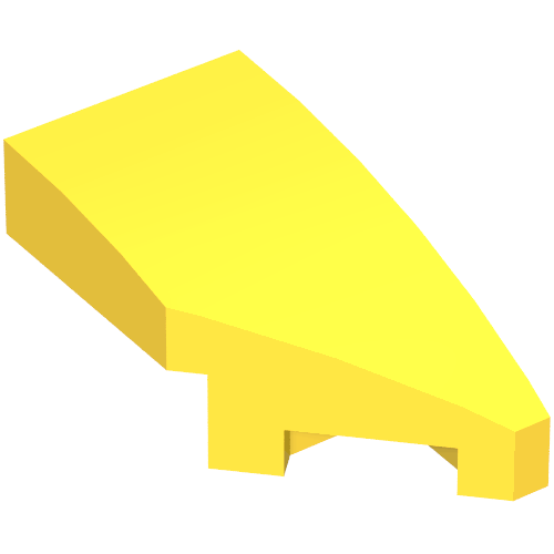 LEGO 29119 Wedge 2 x 1 x 2/3 Right in Yellow - Authentic LEGO Part