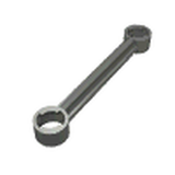 LEGO 2739b Technic, Link 1 x 6 with Stoppers in Dark Bluish Gray - Authentic LEGO Part