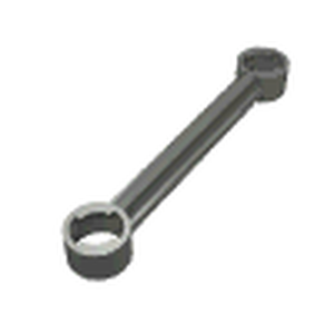 LEGO 2739b Technic, Link 1 x 6 with Stoppers in Dark Bluish Gray - Authentic LEGO Part