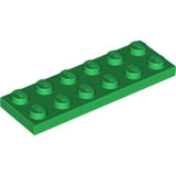 LEGO 3795 Plate 2 x 6 in Green - Authentic LEGO Part