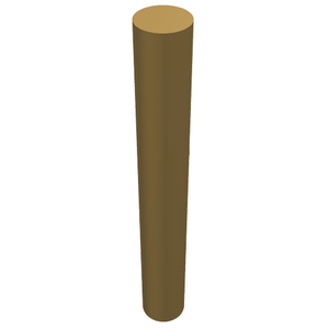 LEGO 87994 Bar   3L (Bar Arrow) in Pearl Gold - Authentic LEGO Part