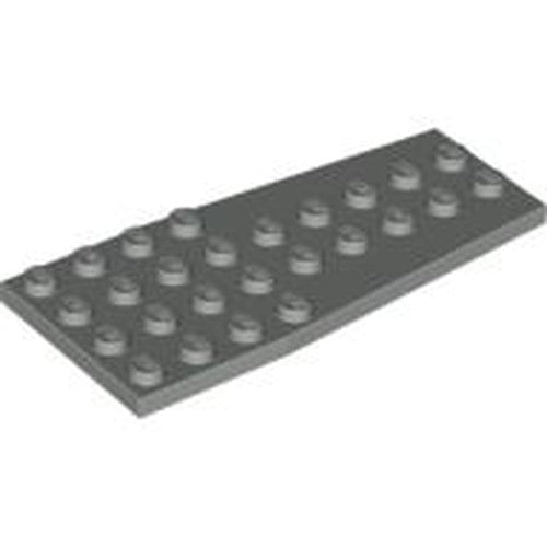 LEGO 2413 Wedge, Plate 4 x 9 without Stud Notches in Light Gray - Authentic LEGO Part