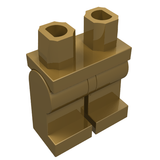 LEGO 970c00 Hips  and Legs Plain in Pearl Gold - Authentic LEGO Part
