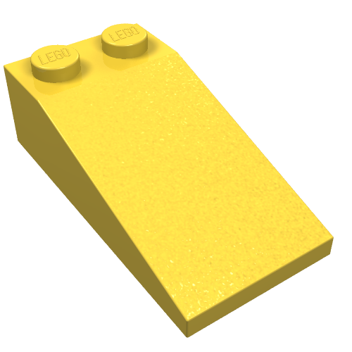 LEGO 30363 Slope 18 4 x 2 in Yellow - Authentic LEGO Part