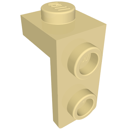LEGO 79389 Bracket 1 x 1 - 1 x 2 in Tan - Authentic LEGO Part
