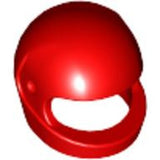 LEGO 2446 Minifigure, Headgear Helmet Motorcycle (Standard) in Red - Authentic LEGO Part