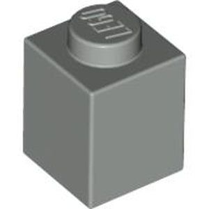 LEGO 3005 Brick 1 x 1 in Light Gray - Authentic LEGO Part