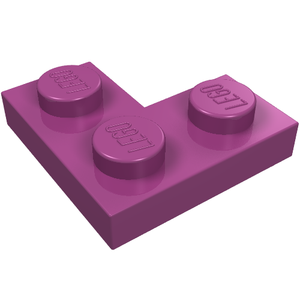 LEGO 2420 Plate 2 x 2 Corner in Magenta - Authentic LEGO Part