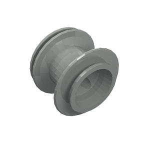 LEGO 6580 Wheel 43.2 x 28 Balloon Small in Light Gray - Authentic LEGO Part