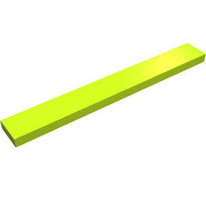 LEGO 4162 Tile 1 x 8 in Lime - Authentic LEGO Part