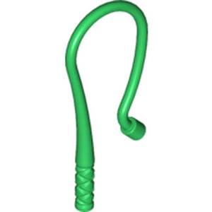 LEGO 88704 Minifigure, Weapon Whip Bent Flexible in Green - Authentic LEGO Part