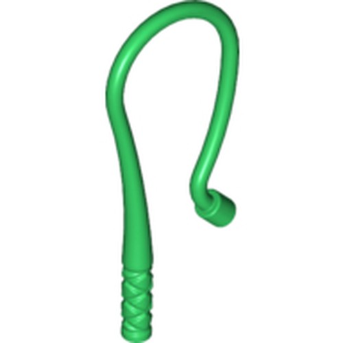 LEGO 88704 Minifigure, Weapon Whip Bent Flexible in Green - Authentic LEGO Part