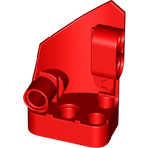 LEGO 87086 Technic, Panel Fairing # 2 Small Smooth Short, Side B in Red - Authentic LEGO Part