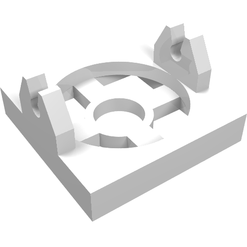 LEGO 2609a Magnet Holder Tile 2 x 2 - Short Arms - Main Product Image