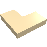 LEGO 14719 Tile 2 x 2 Corner in Tan - Authentic LEGO Part
