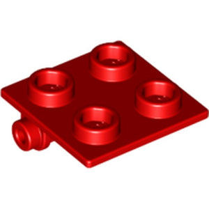 LEGO 6134 Hinge Brick 2 x 2 Top Plate in Red - Authentic LEGO Part