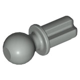 LEGO 2736 Technic, Axle  1L with Tow Ball in Light Gray - Authentic LEGO Part