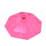 LEGO 4094 Minifigure, Utensil Umbrella Top with No Bottom Flaps, 6 x 6 with Top Stud - Main Product Image