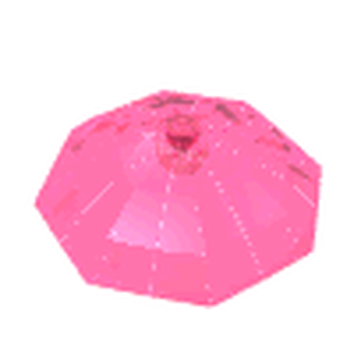 LEGO 4094 Minifigure, Utensil Umbrella Top with No Bottom Flaps, 6 x 6 with Top Stud - Main Product Image