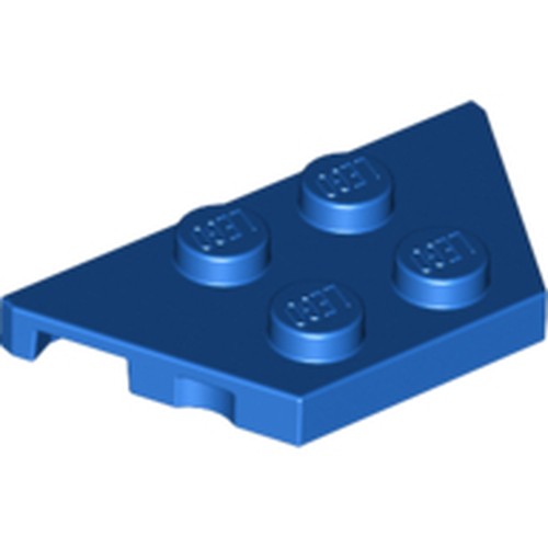 LEGO 51739 Wedge, Plate 2 x 4 in Blue - Authentic LEGO Part