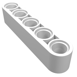 LEGO 32316 Technic, Liftarm Thick 1 x 5 in White - Authentic LEGO Part