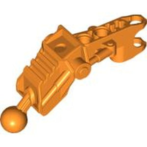 LEGO 60899 Bionicle Av-Matoran Leg Section with Ball Joint and Ball Socket in Orange - Authentic LEGO Part