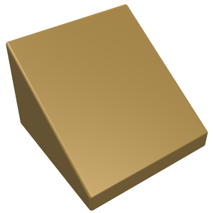 LEGO 54200 Slope 30 1 x 1 x 2/3 in Pearl Gold - Authentic LEGO Part