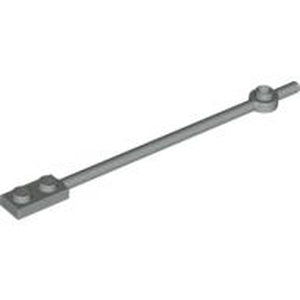 LEGO 42445 Bar  12L with 1 x 2 Plate End Solid Studs and 1 x 1 Round Plate End in Light Gray - Authentic LEGO Part