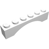 LEGO 3455 Arch 1 x 6 in White - Authentic LEGO Part