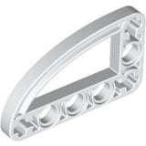 LEGO 32250 Technic, Liftarm, Modified L-Shape Quarter Ellipse Thin 3 x 5 in White - Authentic LEGO Part