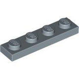 LEGO 3710 Plate 1 x 4 in Sand Blue - Authentic LEGO Part