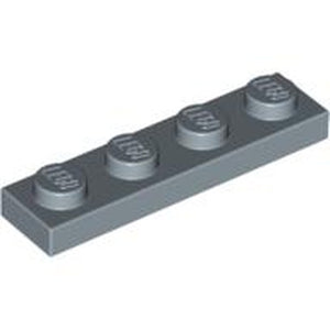 LEGO 3710 Plate 1 x 4 in Sand Blue - Authentic LEGO Part