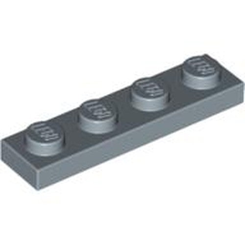 LEGO 3710 Plate 1 x 4 in Sand Blue - Authentic LEGO Part