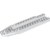 LEGO 42863 Aircraft Fuselage Forward Bottom Angular 4 x 18 x 1 1/3 with 2 x 14 Recessed Center and 13 Holes - Main Product Image