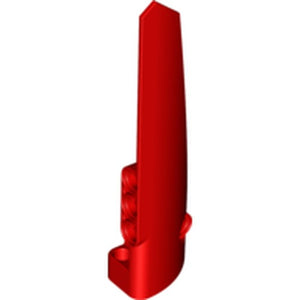 LEGO 64393 Technic, Panel Fairing # 6 Long Smooth, Side B in Red - Authentic LEGO Part