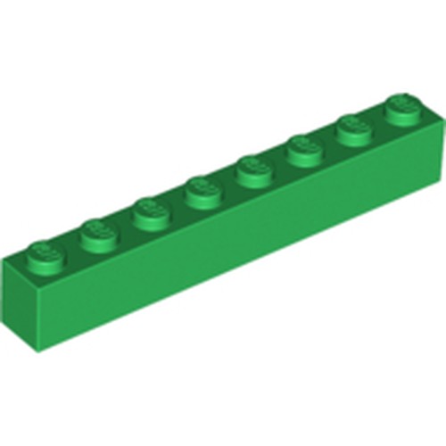 LEGO 3008 Brick 1 x 8 in Green - Authentic LEGO Part