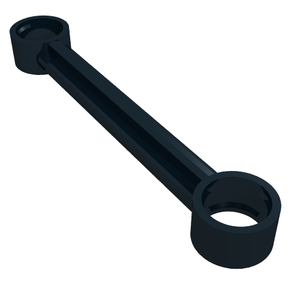 LEGO 2739a Technic, Link 1 x 6 without Stoppers in Black - Authentic LEGO Part
