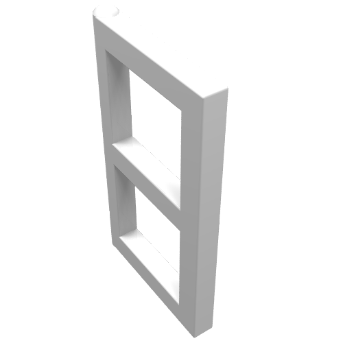 LEGO 3854 Pane for Window 1 x 2 x 3 in White - Authentic LEGO Part
