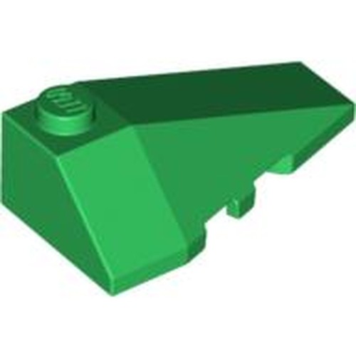 LEGO 43711 Wedge 4 x 2 Triple Right in Green - Authentic LEGO Part