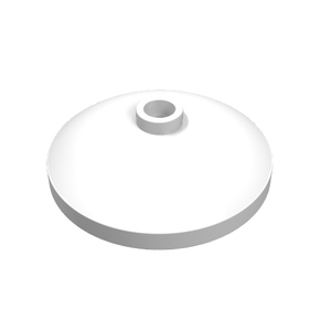 LEGO 43898 Dish 3 x 3 Inverted (Radar) in White - Authentic LEGO Part