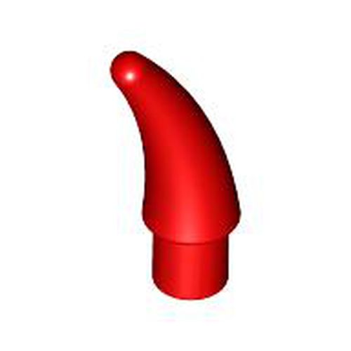 LEGO 53451 Barb / Claw / Horn / Tooth - Small in Red - Authentic LEGO Part