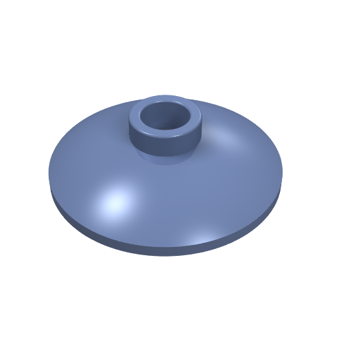 LEGO 4740 Dish 2 x 2 Inverted (Radar) in Sand Blue - Authentic LEGO Part
