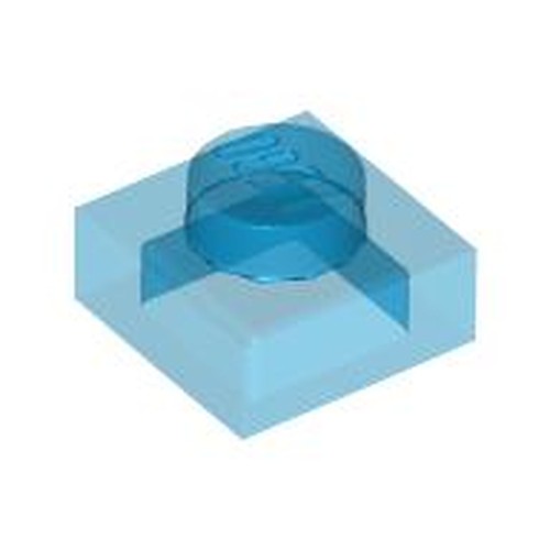 LEGO 3024 Plate 1 x 1 in Trans-Dark Blue - Authentic LEGO Part
