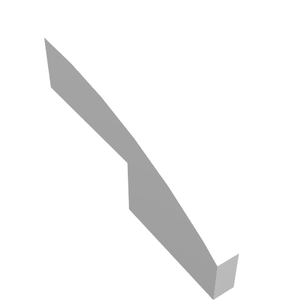 LEGO 29120 Wedge 2 x 1 x 2/3 Left in White - Authentic LEGO Part